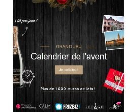 Frizbiz: Calendrier de l'avent : de nombreux lots à gagner