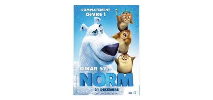 Carrefour: 400 places pour le film "Complètement Givré !" à gagner