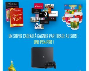 Flunch: Calendrier de l'avent : 1 PS4, 11 Wonderbox, des cartes cadeaux à gagner