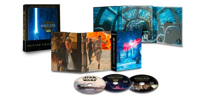 Amazon: Coffret Blu-ray 3D collector Star Wars : Le Réveil de la Force à 19,99€