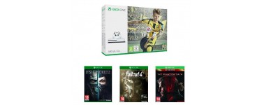 Amazon: Xbox One S 500Go + Fifa 17 + Dishonored 2 + Fallout 4 + MGS V à 299,99€