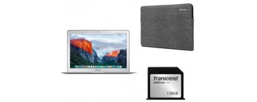 Boulanger: PC Portable Apple MacBook Air 13,3" + carte mémoire 128 Go + housse à 1079€