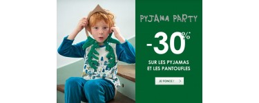 DPAM: Pyjama party : -30% sur les pyjamas et pantoufles