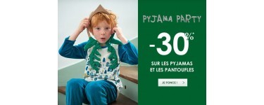 DPAM: Pyjama party : -30% sur les pyjamas et pantoufles