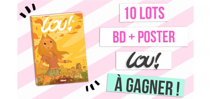 Rose Carpet: 10 lots BD + poster "Lou !" à gagner