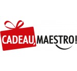 Cadeau Maestro: Livraison gratuite en point relais dès 40€ d'achat