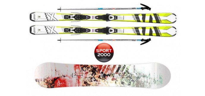 Sport 2000: Jusqu'à 50% d'économie sur vos locations de matériel de ski
