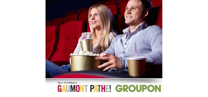 Groupon: 1 place de cinéma Gaumont et Pathé du 3 au 31 janvier 2017 à 5,90€