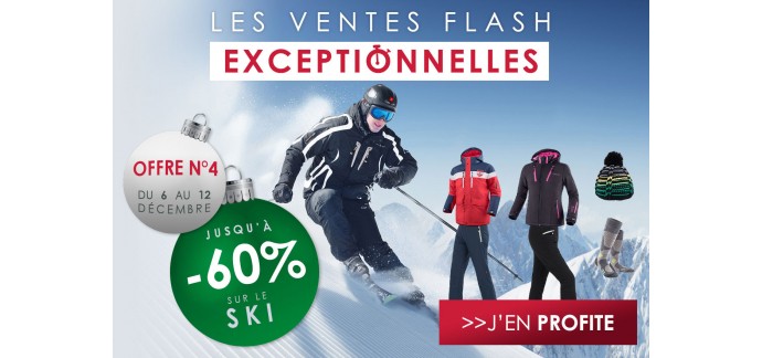Cimalp: Vente Flash Semaine 4 : jusqu'à -60% sur une sélection d'articles de ski