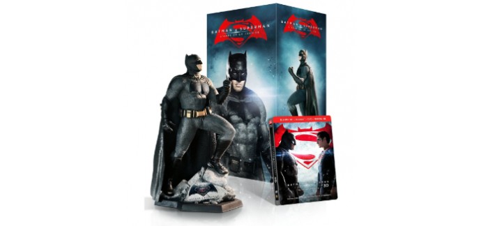 Amazon: Coffret Blu-ray collector Batman v Superman: L'Aube de la Justice à 49,99€