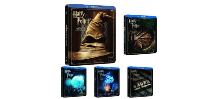 Amazon: Intégrale des 8 films Harry Potter en Steelbook à 99,99€