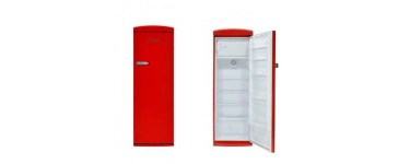 Auchan: Réfrigérateur trés vintage rouge TFNVIN311 à 569€ au lieu de 959€