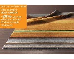 IKEA: - 20% sur une sélection de tapis d'orient et tapis modernes