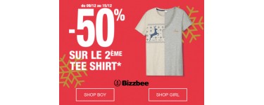 BZB: 50% de réduction sur le 2ème T-Shirt acheté