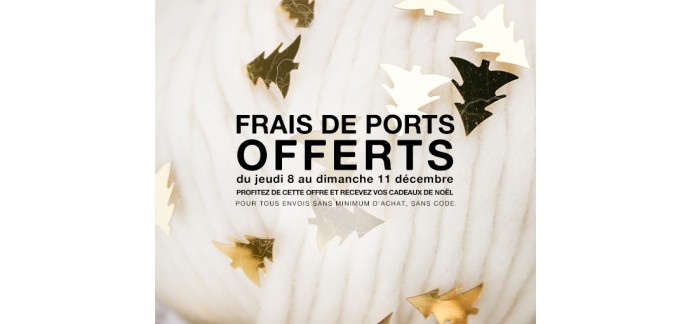 We Are Knitters: Frais de port offerts sans minimum d'achat