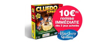 ToysRUs: 10€ de remise immédiate dès 2 jeux de société Hasbro Gaming achetés