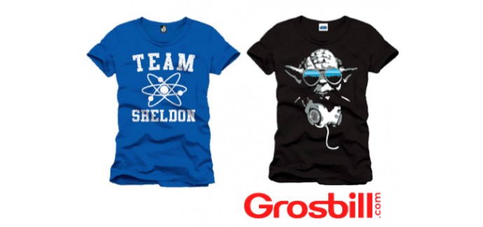 GrosBill: 20% de réduction sur tous les t-shirts