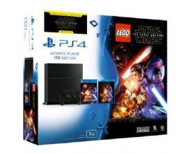Le Monde.fr: 1 Pack Console PS4 Sony 1 To Noire + Jeu Lego Star Wars + Blu-Ray : Star Wars