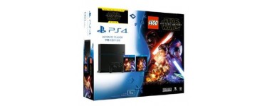 Le Monde.fr: 1 Pack Console PS4 Sony 1 To Noire + Jeu Lego Star Wars + Blu-Ray : Star Wars