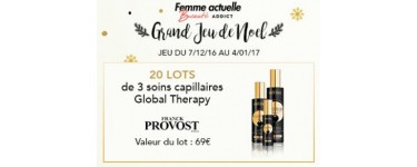 Beauté Addict: 20x3 soins capillaires Global Therapy de Franck Provost à gagner