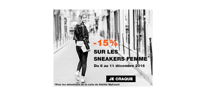 Courir: [Adhérents My Courir] 15% de réduction sur les Sneakers Femme