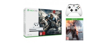 Fnac: Une Xbox One S 1to Gears of War 4 achetée = Battlefield 1 + 2ème manette offerts