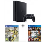 Auchan: Pack Console PS4 500 Go + FIFA 17 + GTA 5 à 319,99€
