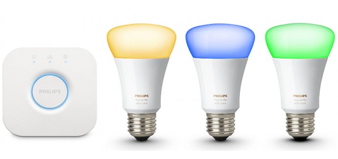Darty: Ampoules LED connectées PHILIPS HUE White & Color à 94€ (dont 30€ via ODR)