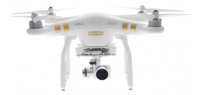 Amazon: Drone DJI Phantom 3 Professional Quadricoptère Blanc à 759,99€