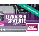 Bax Music: Livraison gratuite dès 10€ d'achat (au lieu de 20€ habituellement)