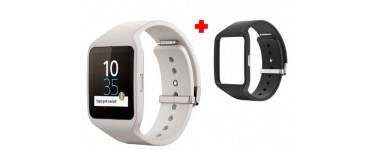 Conforama: Montre connectée Sony Smartwatch 3 + 1 bracelet noir à 109,99€