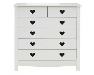 Conforama: Commode enfant 6 tiroirs à 129,99€