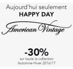 MSR MonShowroom: 30% de réduction sur toute la collection American Vintage Automne-Hiver 2016-17