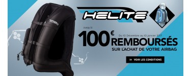 Motoblouz: Jusqu'à 100€ remboursés sur les airbags moto Helite, cumulable avec les codes