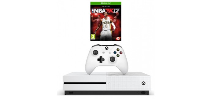Cdiscount: Console Xbox One S 500 Go + le jeu NBA 2K17 à 239,99€