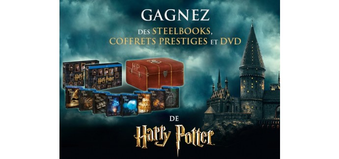 Allociné: Des steelbooks, coffrets prestiges et DVD de Harry Potter à gagner