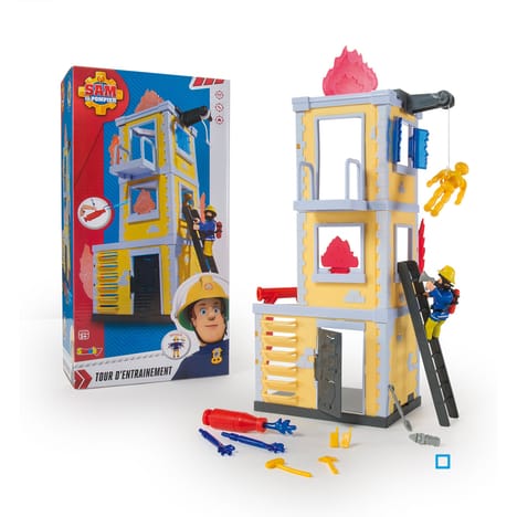 SMOBY Tour d entrainement de Sam le pompier à 19 99€ Auchan