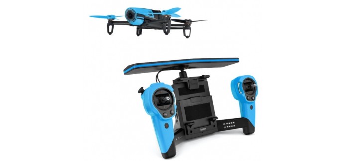 Cdiscount: Drône Parrot BeBop avec Skycontroller Bleu pour Smartphone/Tablette à 249€