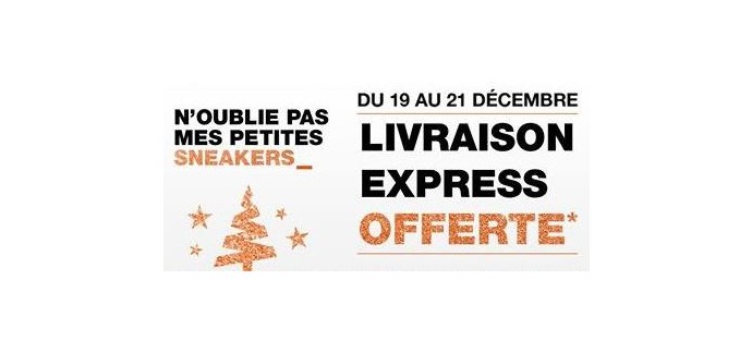 Courir: Livraison express gratuite du 19 au 21 décembre