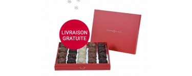 Aquarelle: Une boite de chocolats Tendres Rochers 210g à 22€ avec la livraison gratuite