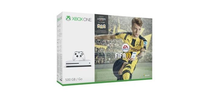 Fnac: [Adhérents] 100€ offerts sur les Xbox One S. Ex : Xbox One S + Fifa 17 à 170,74€