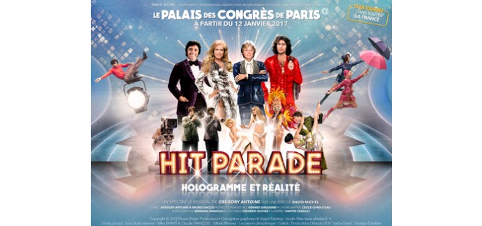Nostalgie: 5 lots de 2 invitations pour la comédie musicale Hit Parade à gagner