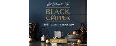 Delamaison: 15% de réduction sur la sélection "Black & Copper"