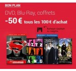 Fnac: 50€ de remise tous les 100€ d'achat sur les DVD, Blu-ray et coffrets