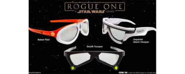 Salles Obscures: 9 paires de lunettes 3D collector Rogue One à gagner