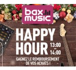 Bax Music: [De 19h à 20h] Gagnez le remboursement de votre achat par tirage au sort