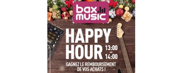 Bax Music: [De 19h à 20h] Gagnez le remboursement de votre achat par tirage au sort