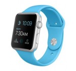 Darty: Montre connectée Apple Watch 42mm cadran aluminium et bracelet sport bleu à 299€