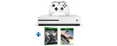 Rue du Commerce: Pack Xbox One S 500 Go + Gears of War 4 + Forza Horizon 3 à 349,90€