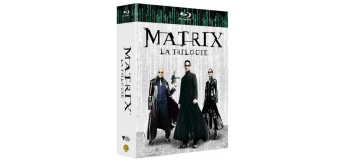 Amazon: Coffret Blu-ray Matrix - La trilogie à 9,35€
